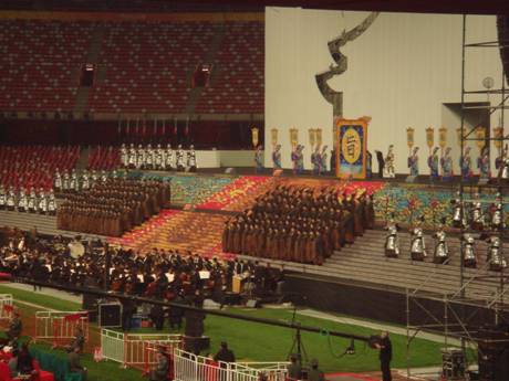 蒙特卡罗474双排键电子琴与4万观多共享张艺谋鸟巢版《图兰朵》 