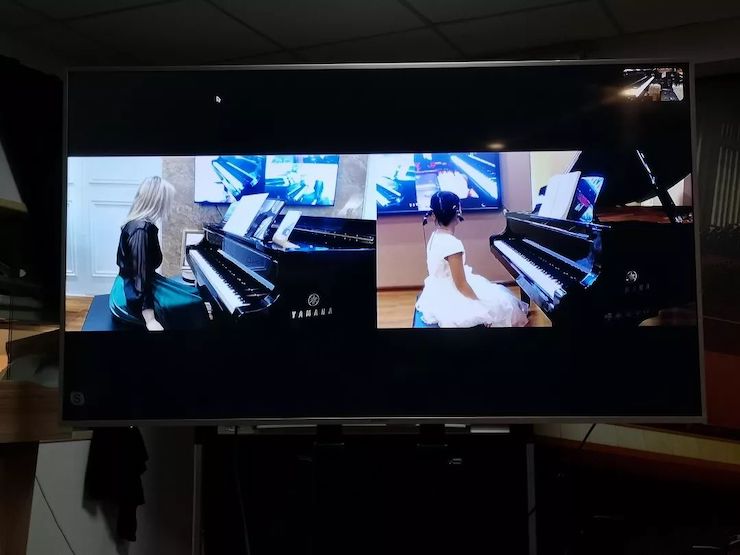 杰出回首 | 蒙特卡罗474e联远程艺术教育同盟俄罗斯美女钢琴家古娃教员远程公开课