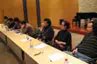 上海Academy长笛乐团新成员查核在蒙特卡罗474 EGG HALL进行 